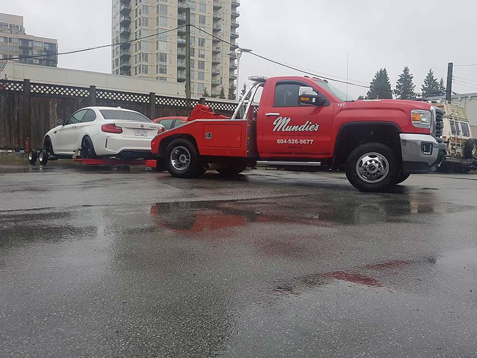 We do private impound towing in New Westminster